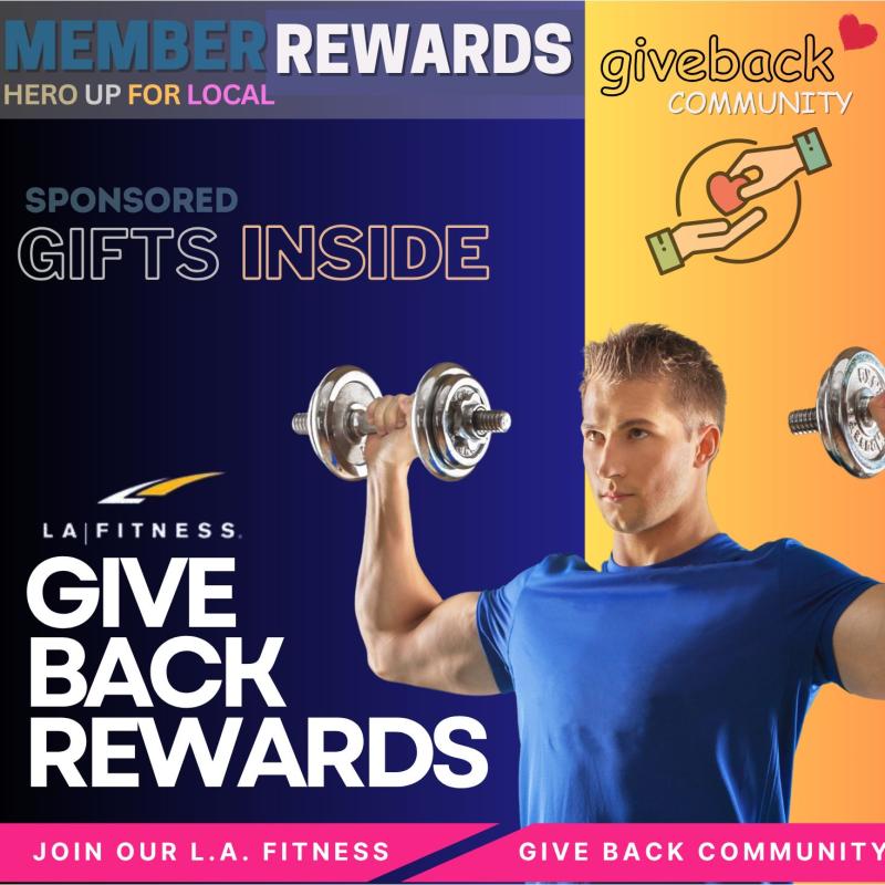 L.A. Fitness WHITBY Club -Member GIVE-BACK Rewards